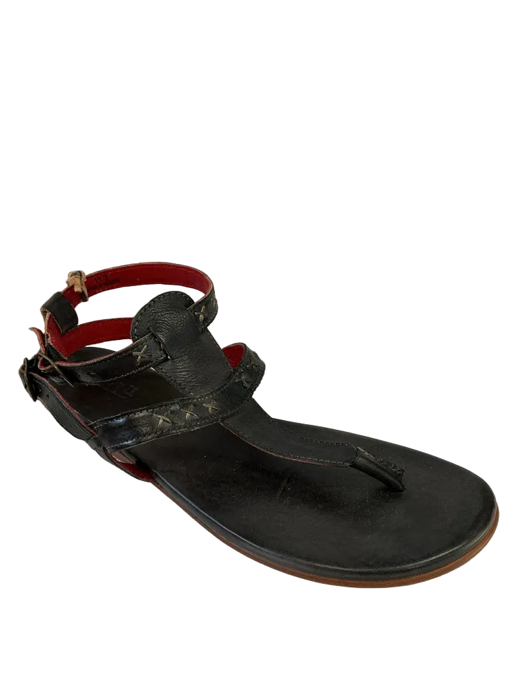 Bed Stu Shoe Size 11 Black Moon Sandals