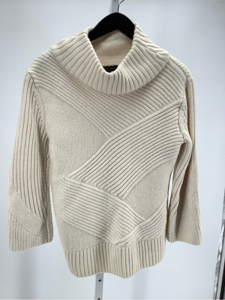 Rag & Bone Size S Cream Bry Sweater