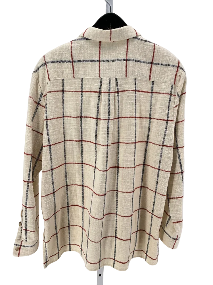 Madewell Size L Cream multi Shirt