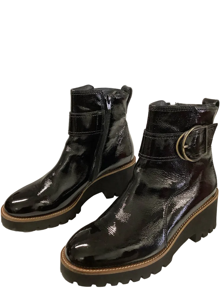 Paul Green Shoe Size 6 Black Dynamic Booties