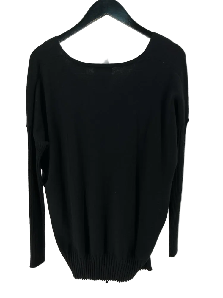 Evereve Size M Black Sweater