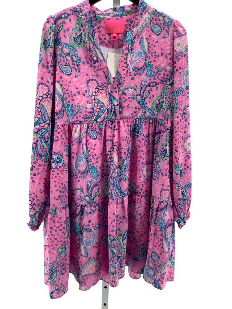 Lilly Pulitzer Size M Pink multi WINONA Dress