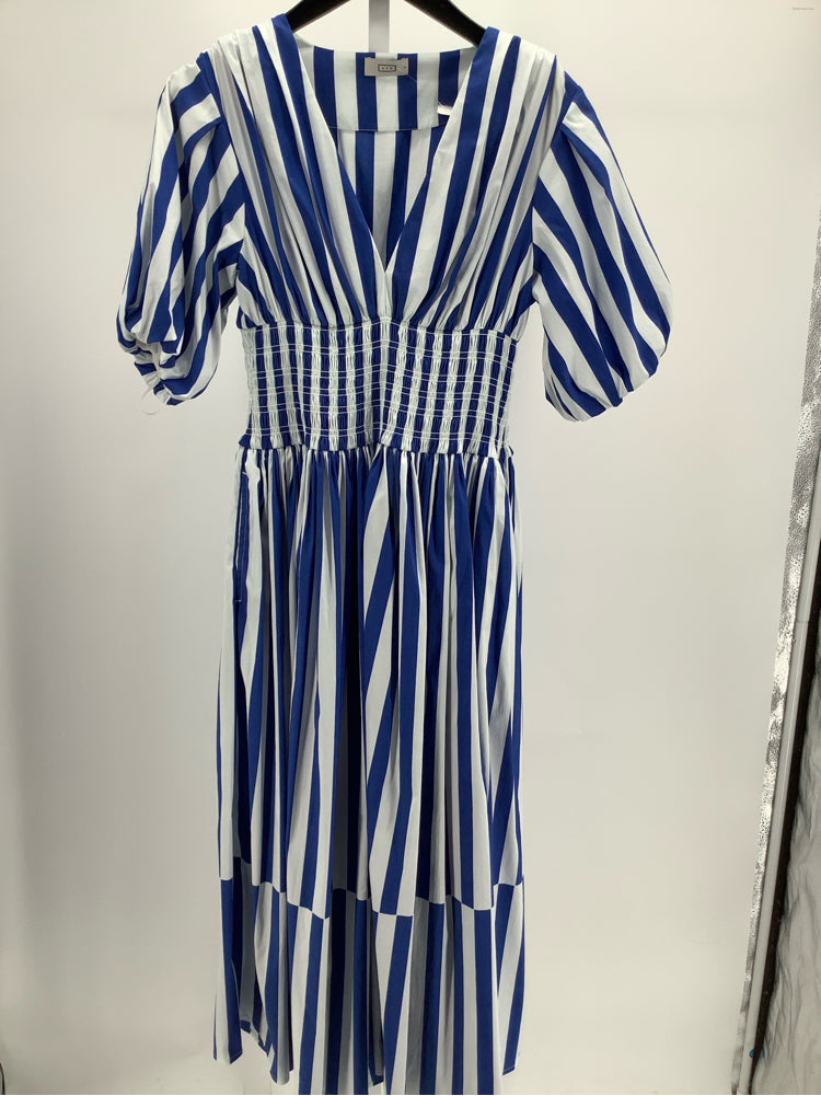 AYR Size S Blue & White Dress