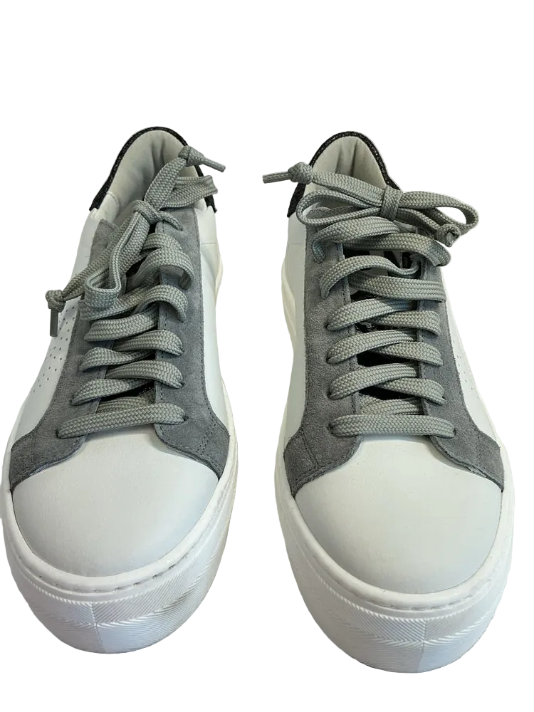 P448 Shoe Size 7.5/8 White multi Thea Sneakers