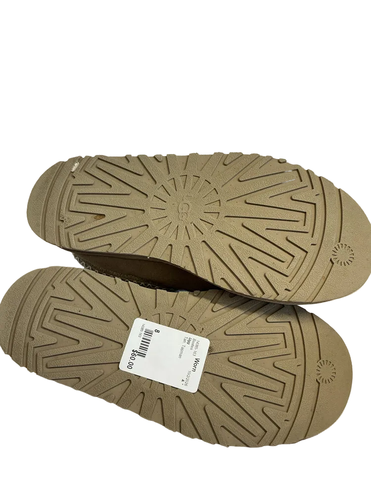 Ugg Shoe Size 8 Tan Tasman Booties