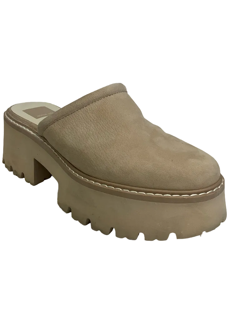 Dolce Vita Shoe Size 7.5 Cream LEONA Mules
