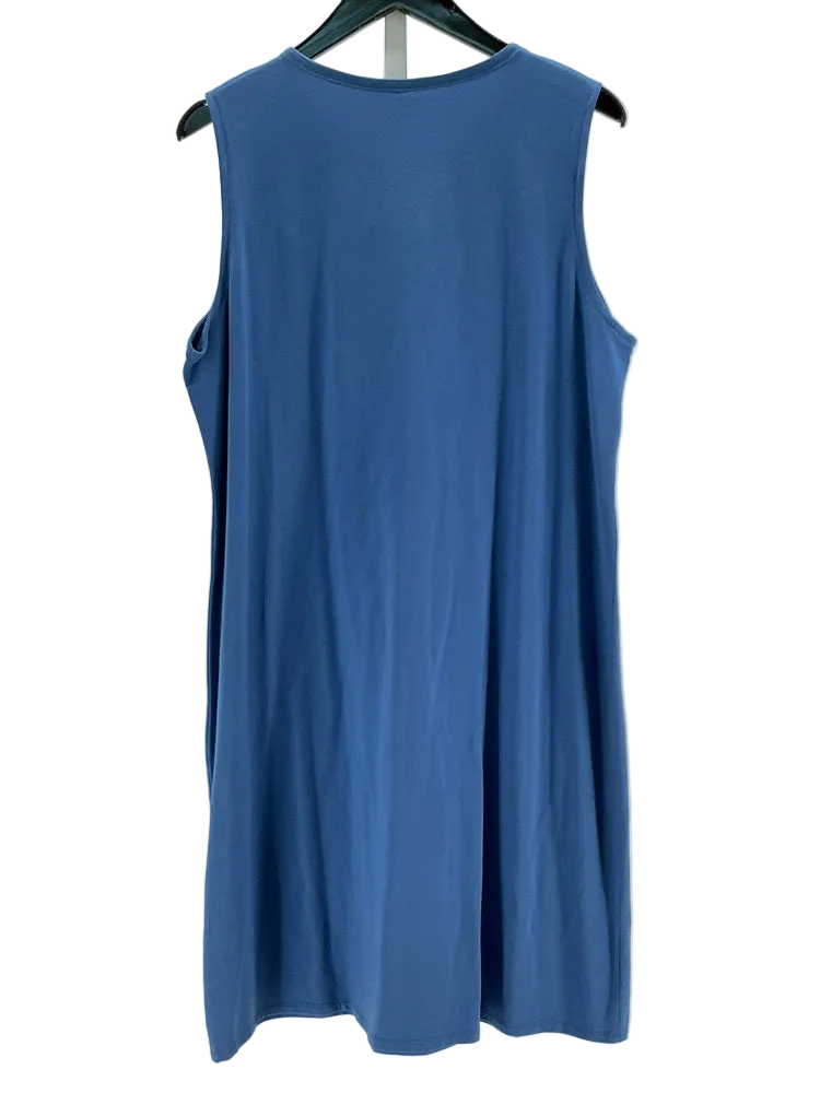 Eileen Fisher Size XL Blue Dress