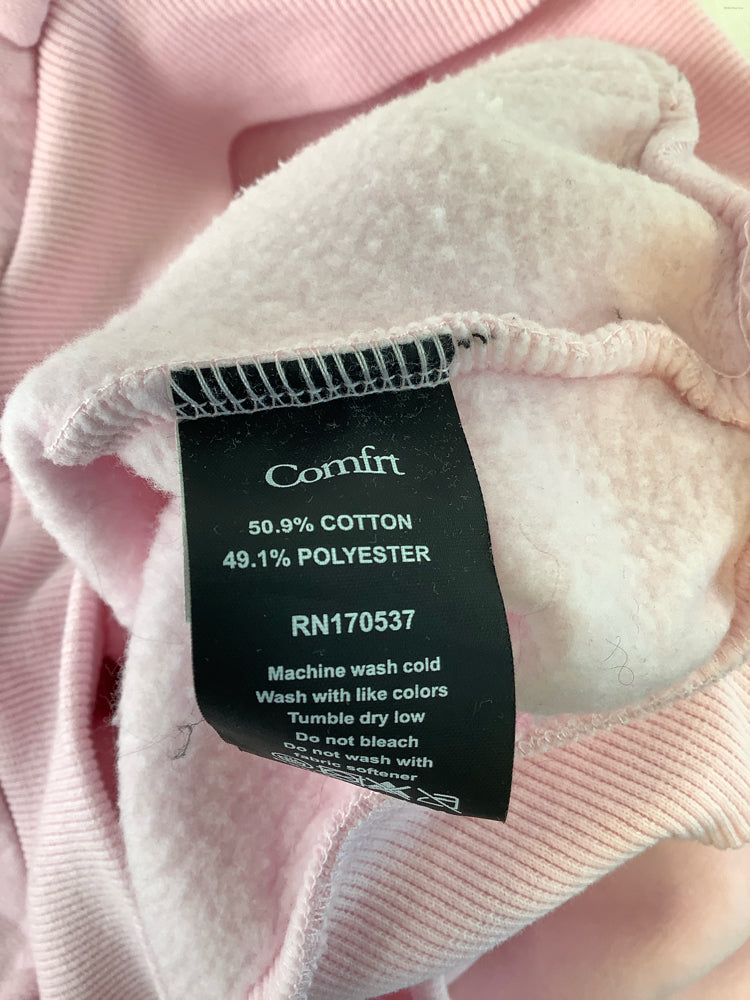 comfrt Size XS Pink Sweatshirt