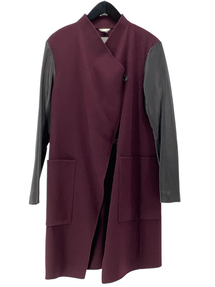 Soia & Kyo Size S Burgundy & Black Coat