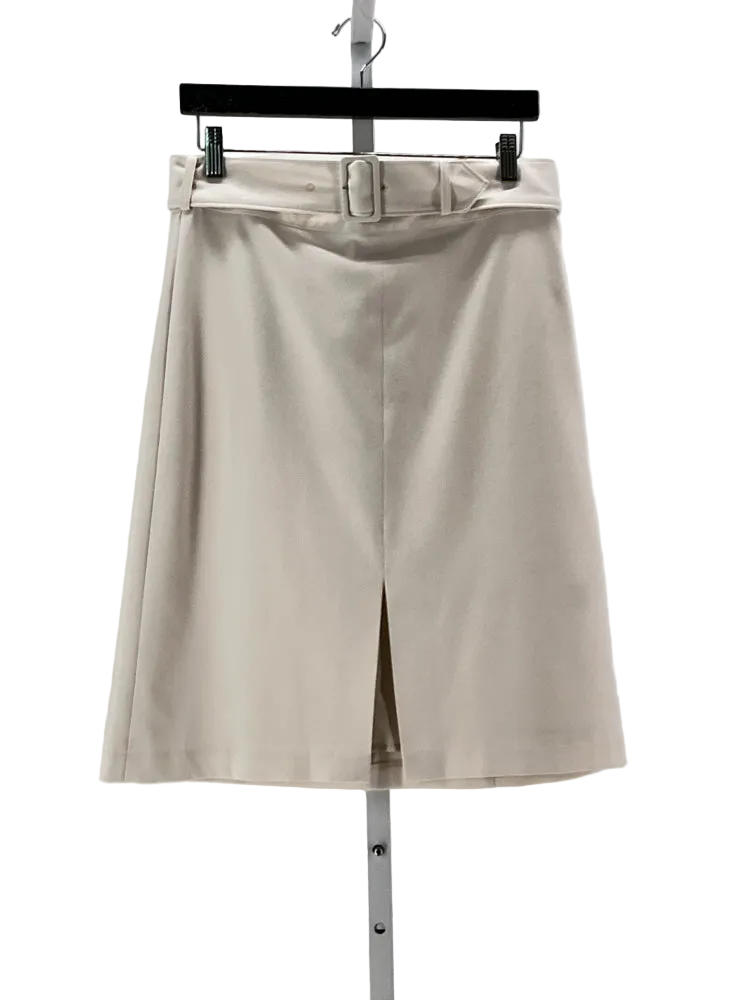 Banana Republic Size 6 Cream Skirt