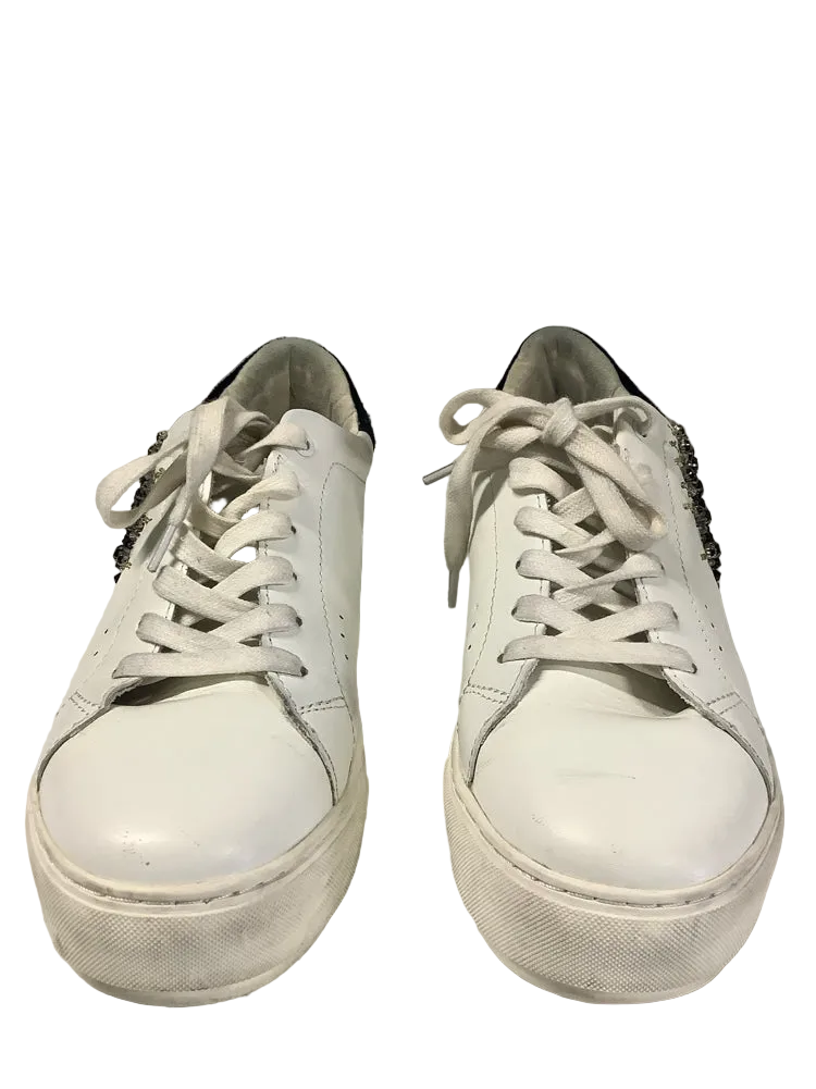 Kurt Geiger Shoe Size 8 White multi Laney Eye Sneakers
