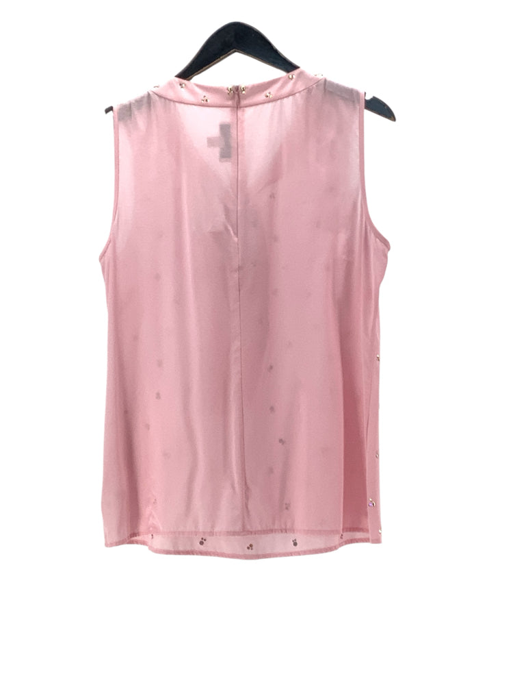St John Size M Pink & Gold Tank Top