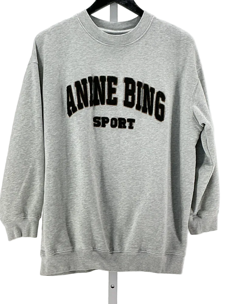Anine Bing Sport Size XXS Gray Sweatshirt