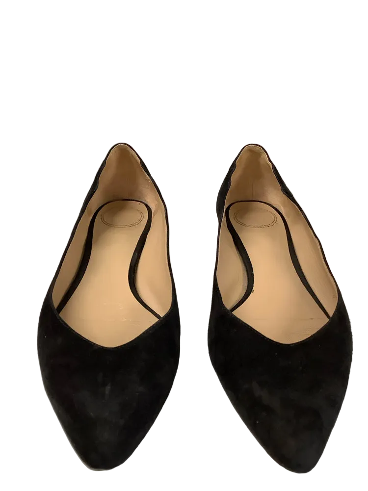 Chloe Shoe Size 9.5 Black Laurena Flats