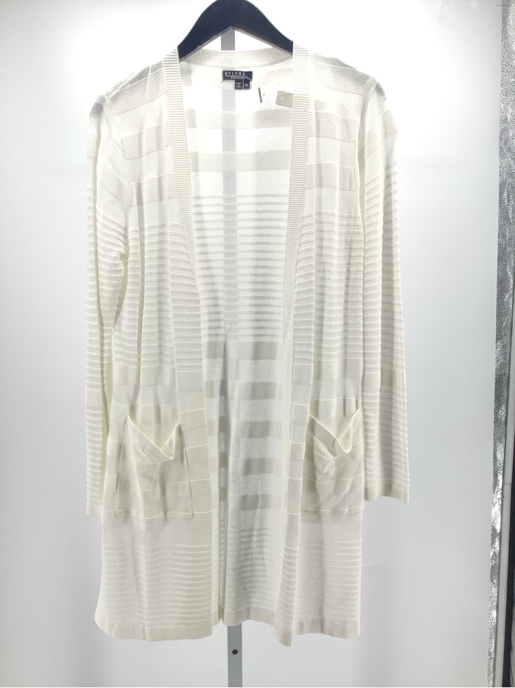 Bylyse Size S White Cardigan