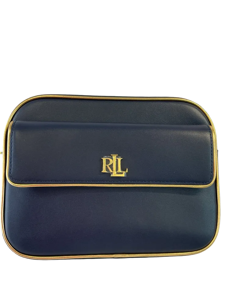Lauren Navy & Gold Marcy Handbags