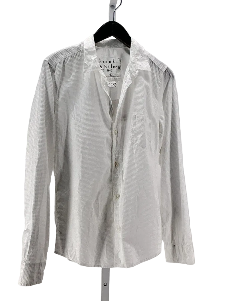 Frank & Eileen Size L White Shirt