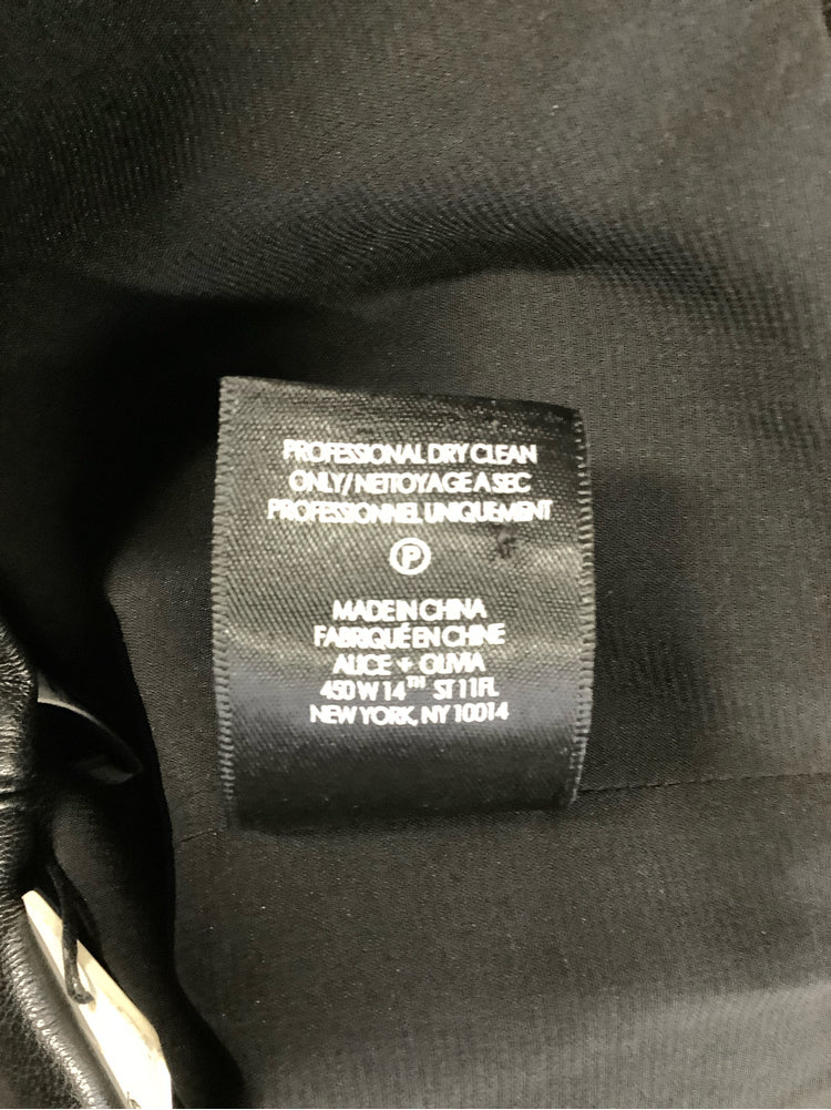 Alice & Olivia Size 12 Black Tank Top