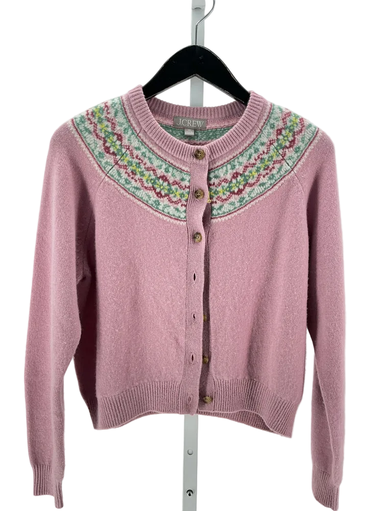 Jcrew Size XS Pink multi Sweater