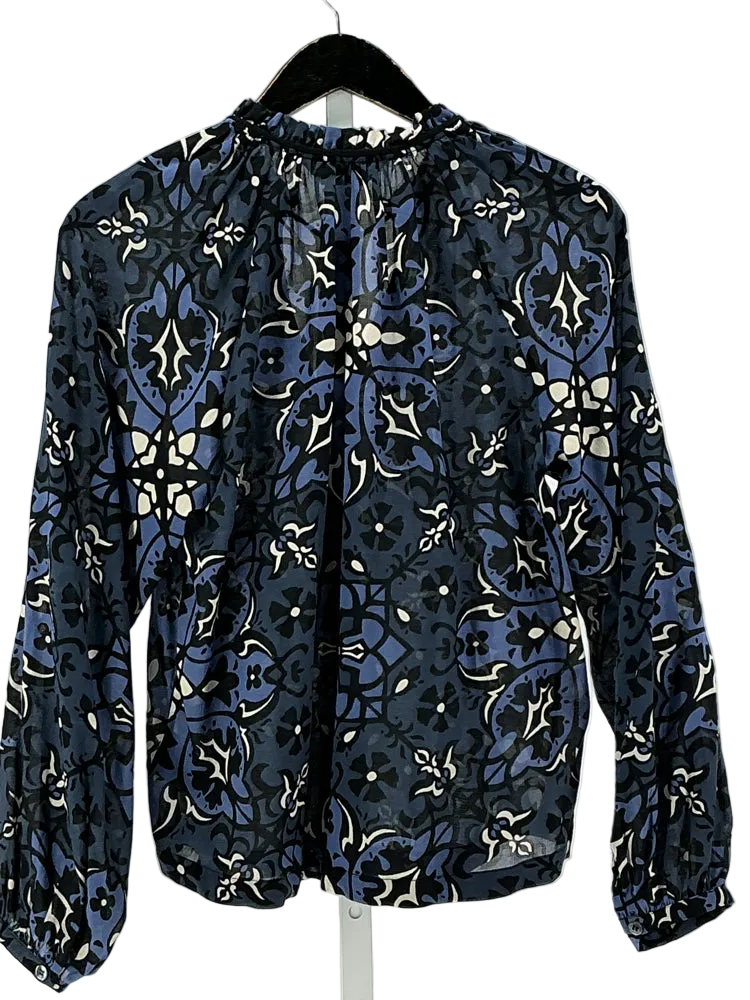 Joie Size S Navy multi Shirt