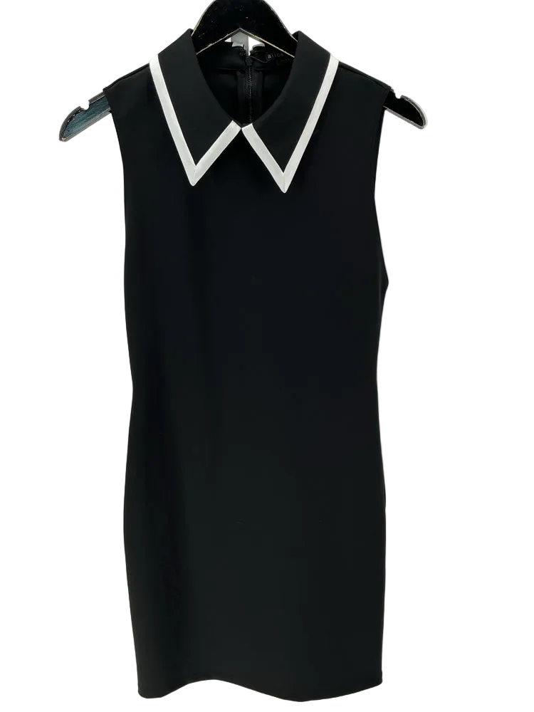 Alice & Olivia Size 8 Black & White Dress