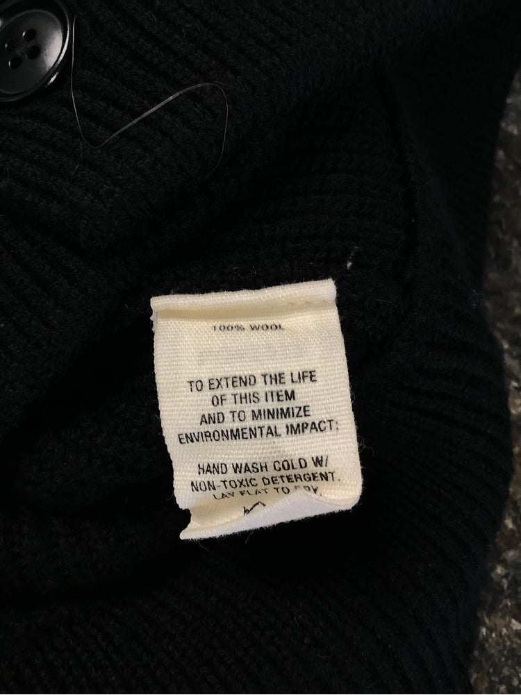 Alex Mill Size L Black Donny Cardigan