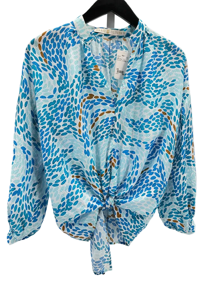 Marie Oliver Size XS Blue Multi Shirt