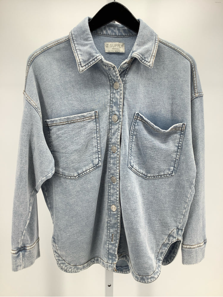 Z supply Size XS Blue All Day Shirt