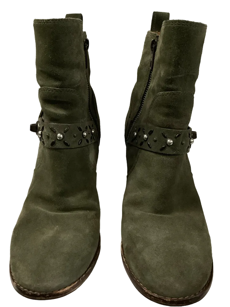 Coach Shoe Size 9.5 Olive Booties