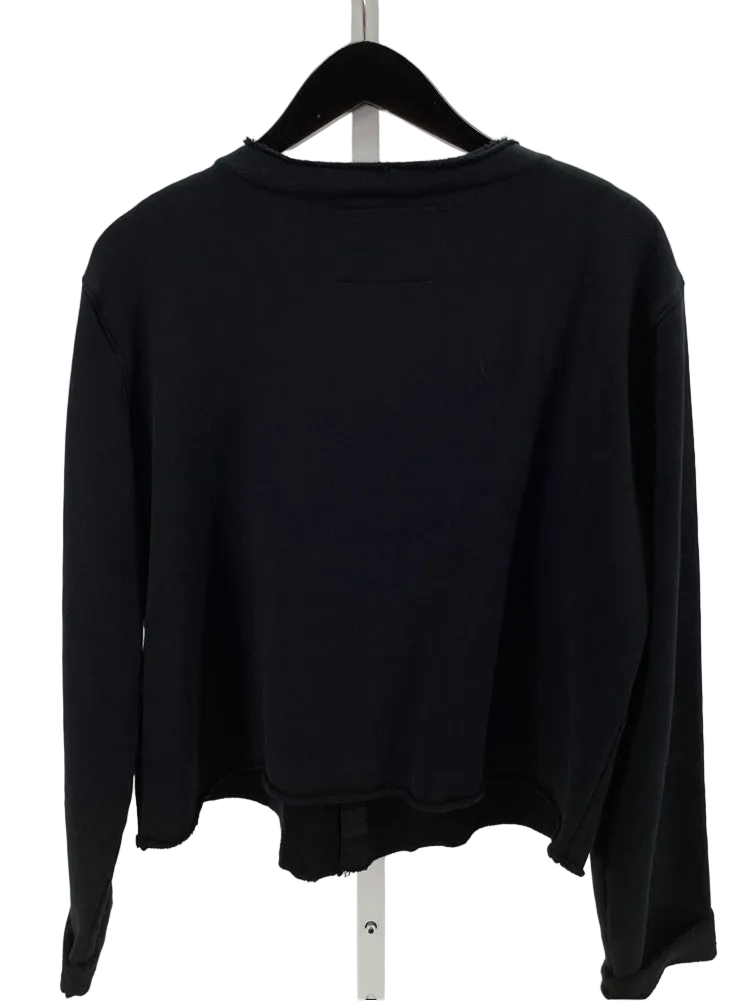 Frank & Eileen Size L Black Jackie Cardigan