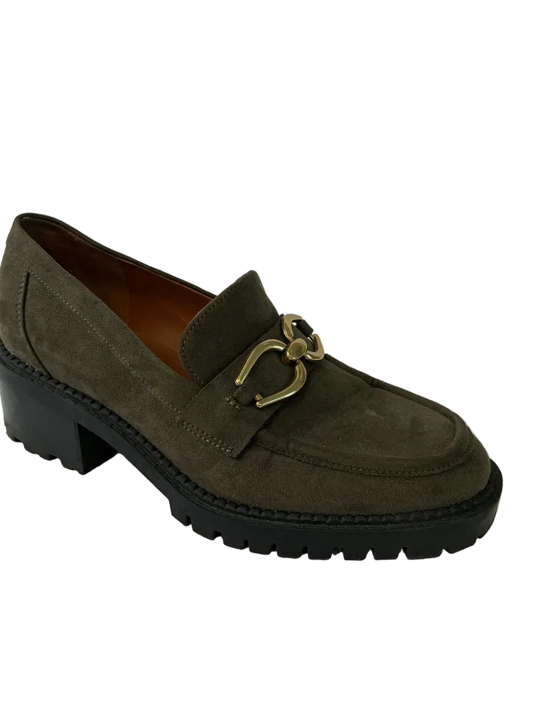 Marc Fisher Shoe Size 6 Green Loafers