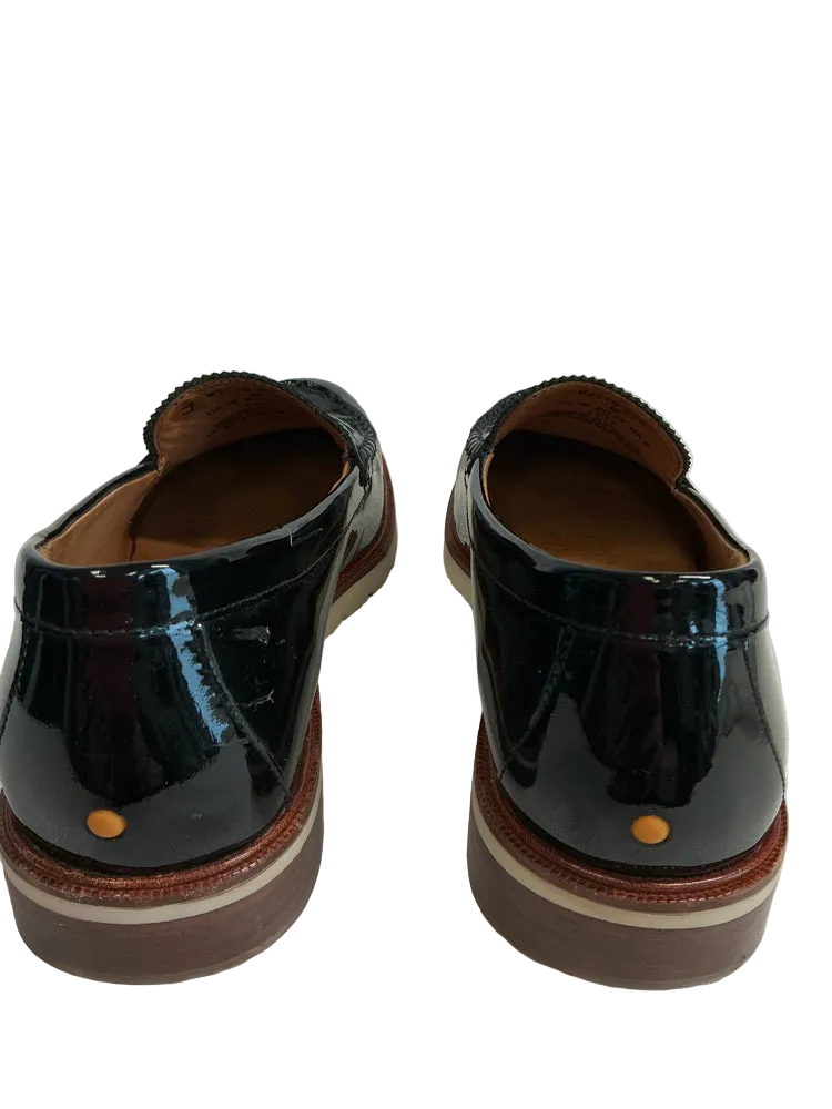 Samuel Hubbard Shoe Size 10 Black Loafers