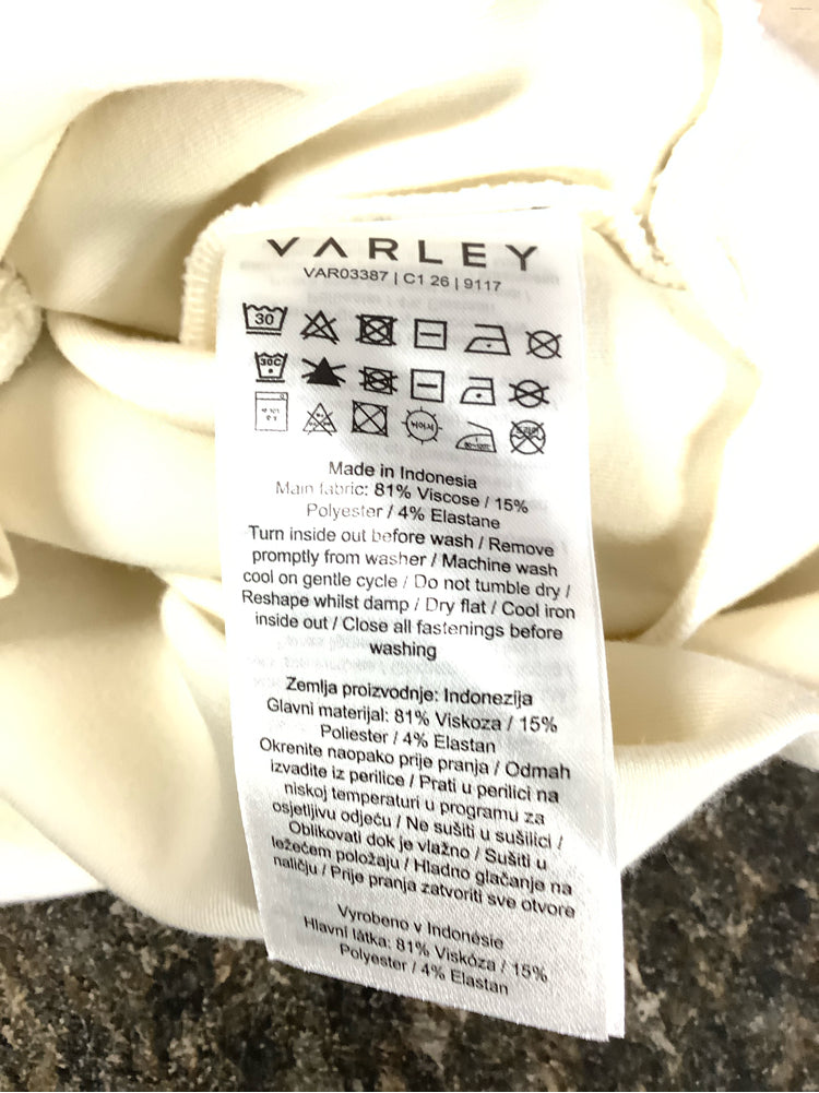 Varley Size XS Cream Reena Sweatshirt