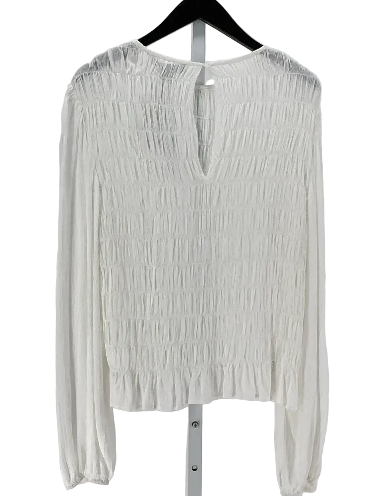 Sanctuary Size XL White Shirt