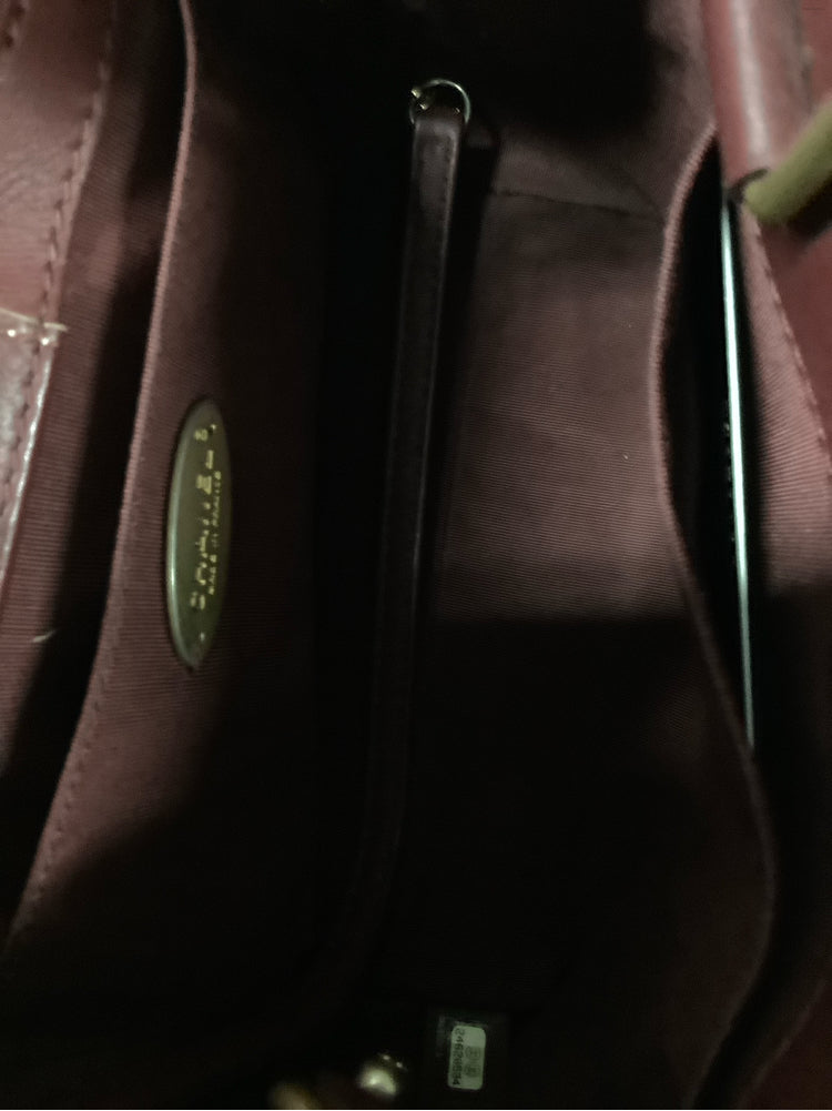 Chanel Tan & Burgundy Handbags