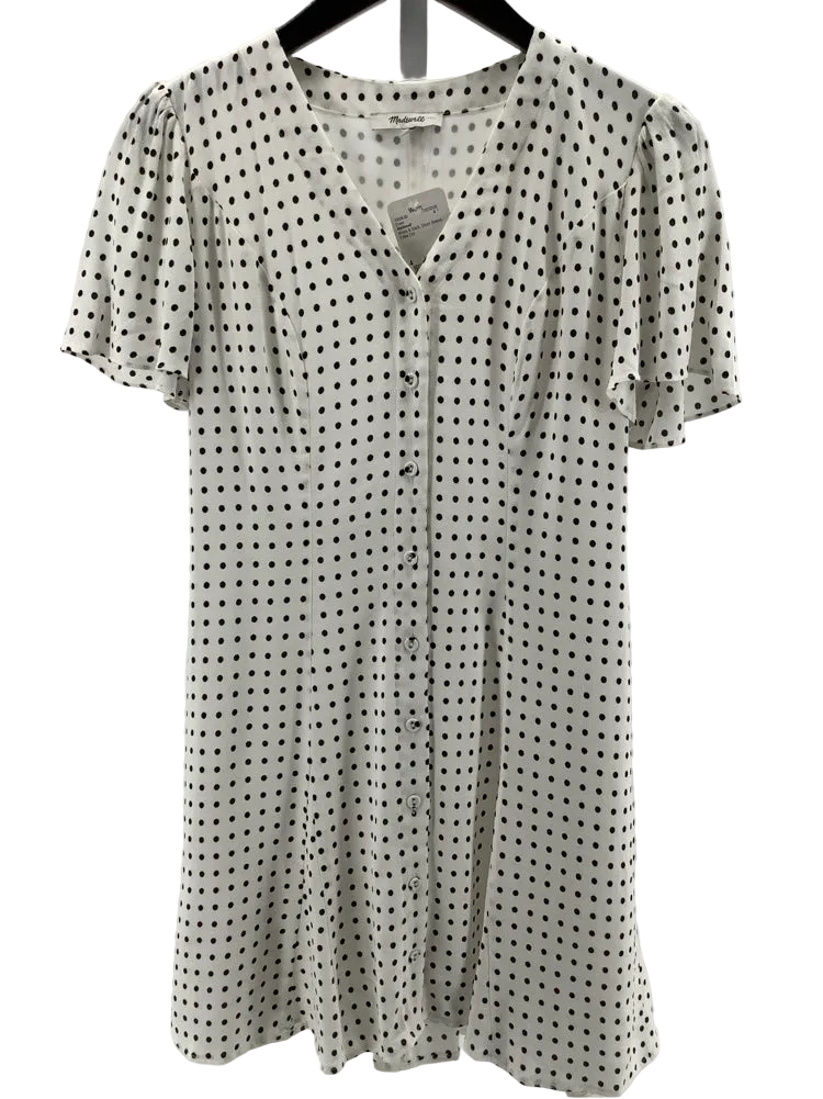 Madewell Size 4 White & black Dress
