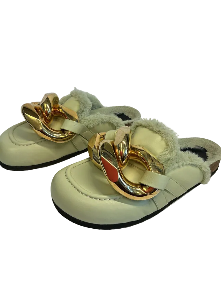 JW Anderson Shoe Size 7.5 Green Mules