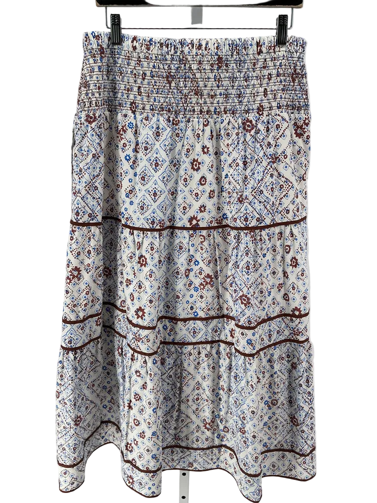 Cartolina Size L Brown Multi Kyle Skirt