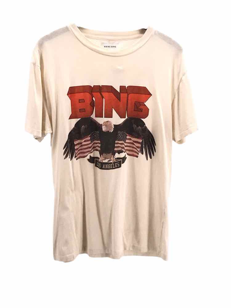 Anine Bing Size L Cream multi Shirt