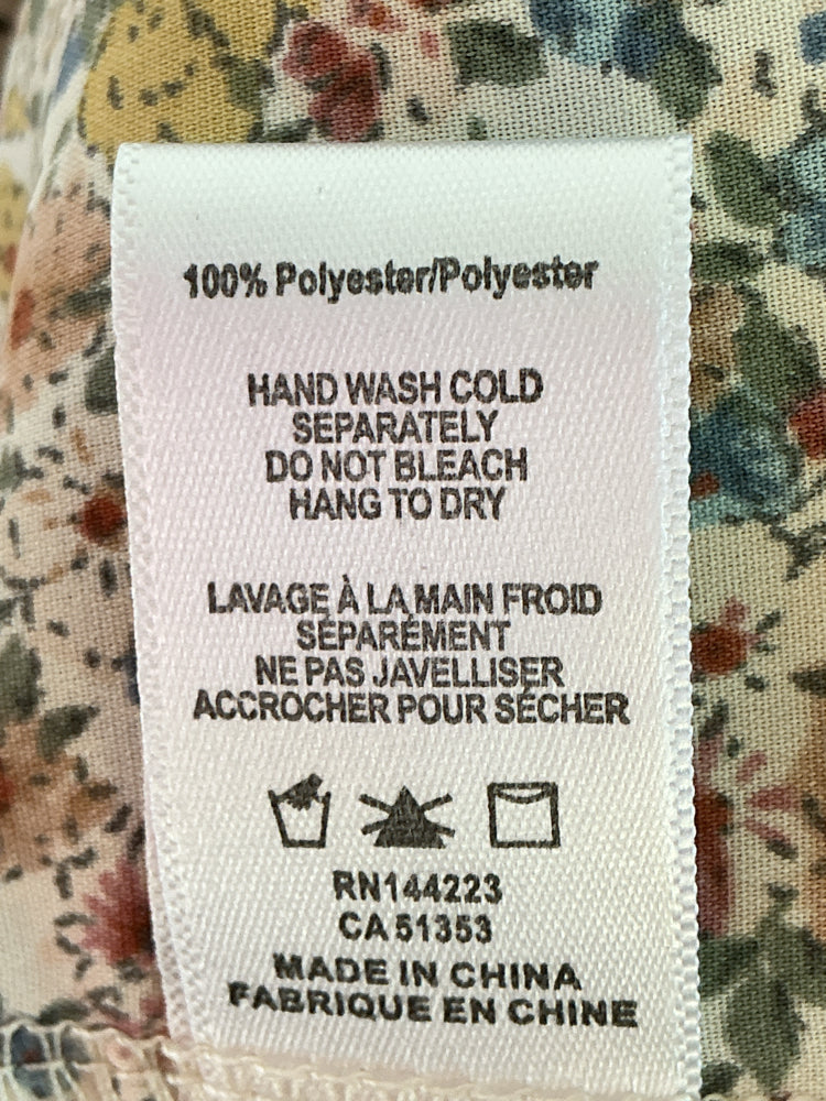 Bishop & Young Size M Tan Multi Shirt