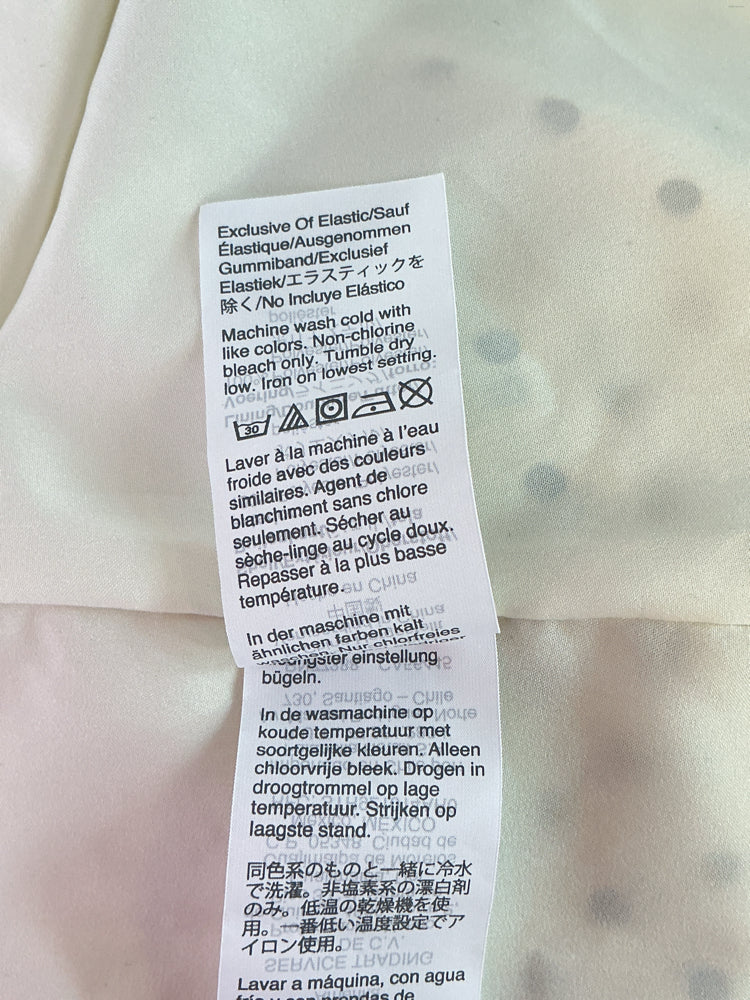 Madewell Size LP Cream & Black Dress