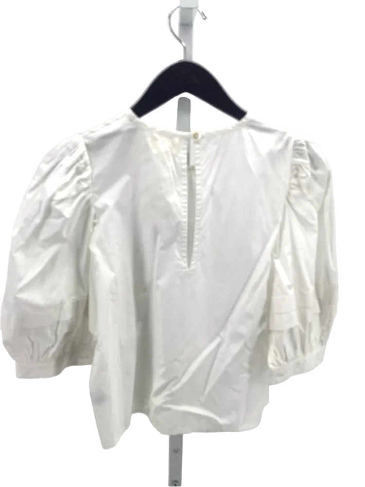 Beyond by Vera Size M White Lilly Shirt