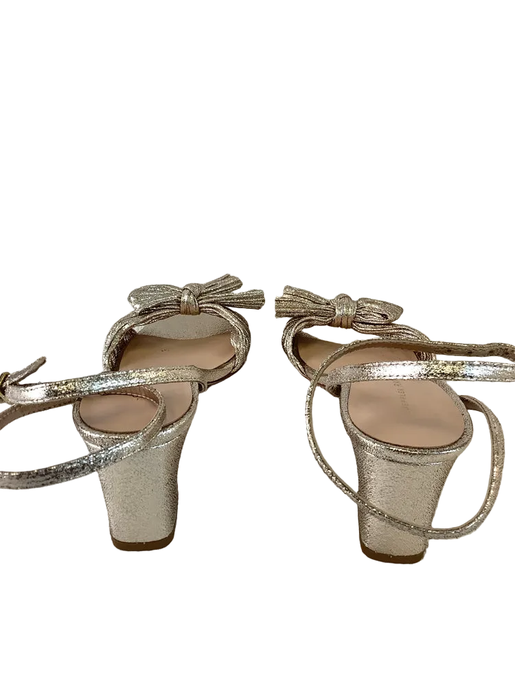 loeffler randall Shoe Size 7 Silver Camellia Heels