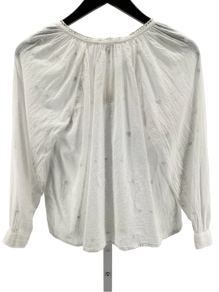 M.A.B.E Size S White Shirt