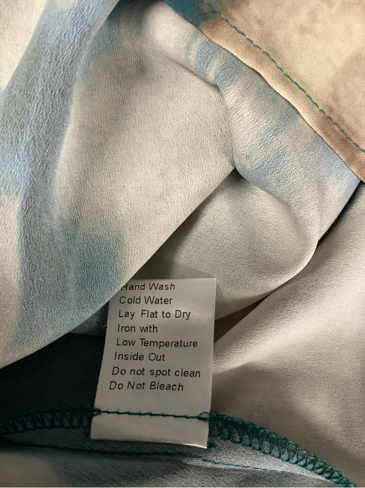 Ming Wang Size XL Tan Multi Dress