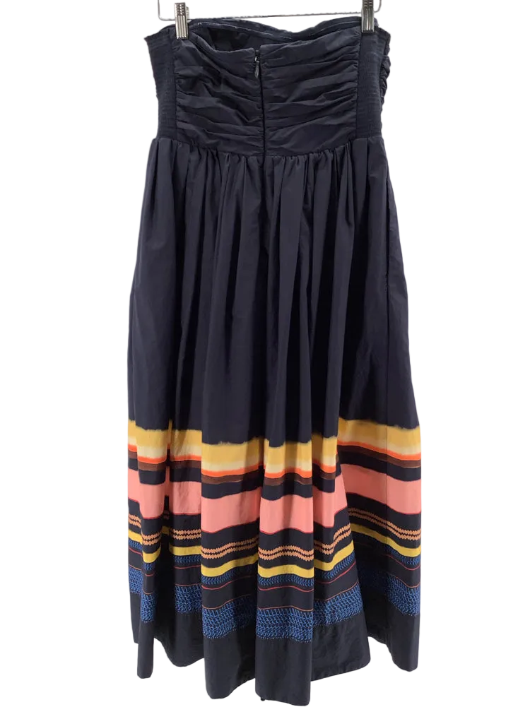 ALC Size 10 Navy multi Tate Dress