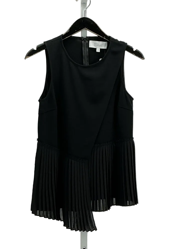 Derek Lam 10 Crosby Size 4 Black Shirt
