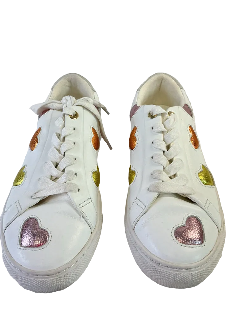 Kurt Geiger Shoe Size 7.5 White multi Sneakers