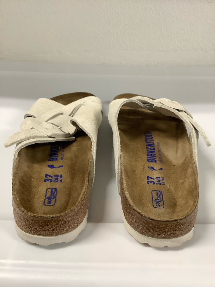 Birkenstock Shoe Size 6.5 Off White Lugano Sandals