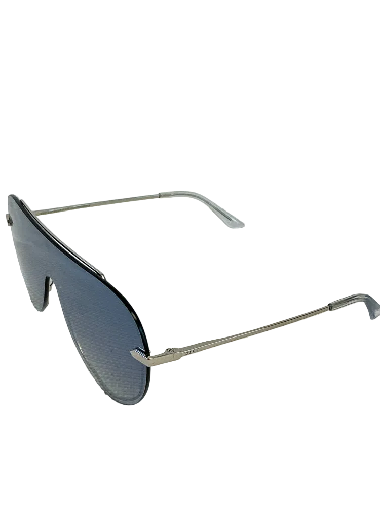 Diff Silver Sunglasses